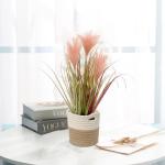 Kunstgras, kunstplant, gras, hoog in pot, grasarrangement, , solitair gras, siergras, decoratieve plant, kunstgras, tafeldecoratie, roze
