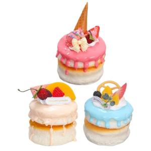 Fake Kuchen künstliche Kuchen 3 Pcs Künstliche Kuchen Simulation Kuchen Modell Faux Dessert Lebensmittel Fotografie Requisiten Für Shop Decor Realistisches Essen