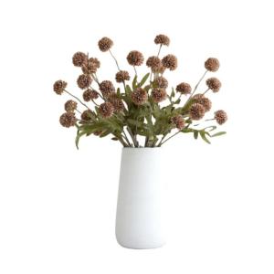 Kunstblumen Künstliche Löwenzahn-Blumenzweige, Kugelblumen, Pflanzen, gefälschte Blumen, getufteter Löwenzahn, für Heimwerker-Dekoration (Keramikvase) für jeden Anlass