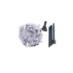 Kuaizi Weihnachtsbaum Ornament einziehbare Weihnachten Liefert Wolle Top Christmas Tree Folding Weihnachtsdekor Fit for Home Party Jingxin(1.5M,Silver)
