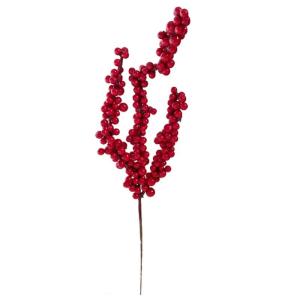 Künstliche Stiele, Weihnachtsbeeren, Zweige für Weihnachtsbaum, Kranz, Dekorationen, Frühlingsfest