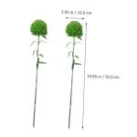 2St Grünpflanzen pflücken Kunstpflanzen Künstliche Topiary-Kugelpflanze Formschnittkugel für den Garten zimmerpflanzen Zweige für Vase künstliche grüne Blätter Weich-PVC Gr