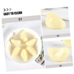 2 Sätze 2 Sets Künstlicher Knoblauch Fotografie Requisiten Knoblauchflocken Modell Nachahmung Von Knoblauchflocken Requisiten Realistisches Gemüse Simulierte 12 Stück * 2