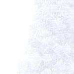 Künstlicher Halb-Weihnachtsbaum Beleuchtung Kugeln Weiß 150 cmWeiß und grau