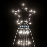 Led-kerstboom met haringen, koudwit, 1134 leds, 800 cm