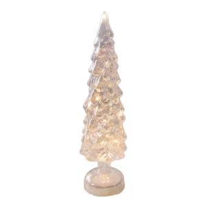 Beleuchteter Tisch-Weihnachtsbaum, Weihnachtsschmuck, Nachtlicht, Nachtlampe für Kaminsims, Schlafzimmer, Fenster, Regal, Wohnzimmer, L White