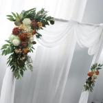 Künstliche Rose Eukalyptus Girlande Reben Rattan Blumen Hochzeit Party Dekoration