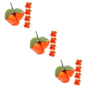 3 Sätze Simulation Orange Gefälschte Zitronen Obst Orange Spielzeug Dekorative Frucht Orange Küche Obst Photogratpy Requisiten Obst Fotografie Prop Obst Pflanzen 5 Stück * 3