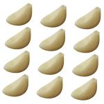 2 Sätze Simulierter Knoblauch Gefälschte Knoblauchflocken Gefälschter Knoblauch Küchendekoartikel Simulierte Knoblauchzehen Realistisches Gemüse Knoblauchflocken-dekor 12 Stü