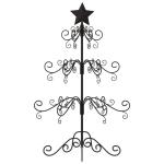 Metall Weihnachtsbaum Christbaum Groß Dekorationen Tannenbaum Metall Weihnachtsbaum Tanne Platzsparend DIY Dekoration-90 cm-Typ 2