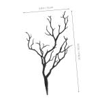 2St Halloween-Dekoration Äste künstliche Blumenkunst künstliche Geweihbaumzweige Halloween Dekoration Halloween dekoartikel Links weihnachtsdeko DIY Zweige künstliche Stammdeko
