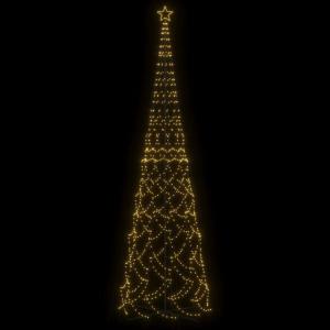 Led-kerstboom, dennenboom, lichtboom, kerstdecoratie, verlichting, buitenverlichting, lichtketting, outdoor, kegelvorm, warm wit, 3000 leds, 230 x 800 cm