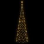 Mobili Weihnachtsbaum mit Kegel, warmweiß, 3000 LEDs, 230 x 800 cm, Weihnachtsdekoration, Weihnachtsbaum, künstlicher Weihnachtsbaum, dünner Ständer