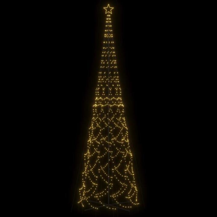 Mobili Weihnachtsbaum mit Kegel, warmweiß, 3000 LEDs, 230 x 800 cm, Weihnachtsdekoration, Weihnachtsbaum, künstlicher Weihnachtsbaum, dünner Ständer