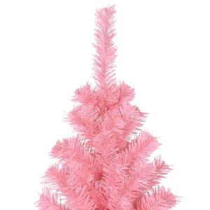 Home Garden,Künstlicher Weihnachtsbaum mit Ständer, Rosa, 210 cm, PVC
