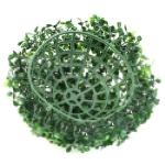 Grüner Kunststoff-Pflanzenkugel, Dekoration für Zuhause, Outdoor, Hochzeit, Party, Dekoration, Pflanzen, Grasball, 10 cm bis 40 cm (20 cm)