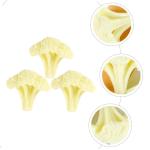 4 Sätze Blumenkohl Modell Künstliche Blumen Simuliertes Blumenkohl Modell Lebensmittelgeschäft Blumenkohl Dekor Simulation Von Gemüse Blumenkohl Gefälschte 3 Stück * 4