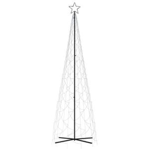 Mobili Weihnachtsbaum mit blauem Kegel, 500 LEDs, 100 x 300 cm, Weihnachtsdekoration, Weihnachtsbaum, künstlicher Weihnachtsbaum, dünner Ständer