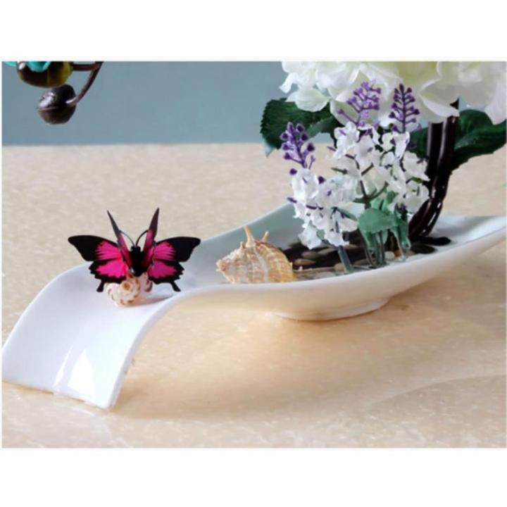Kunstblumen Künstliche Phalaenopsis-Blumen-Arrangement, künstliche Blumen, Seiden-Orchideen-Blume, für Zuhause, Büro, Dekoration, Party, Hochzeit für jeden Anlass