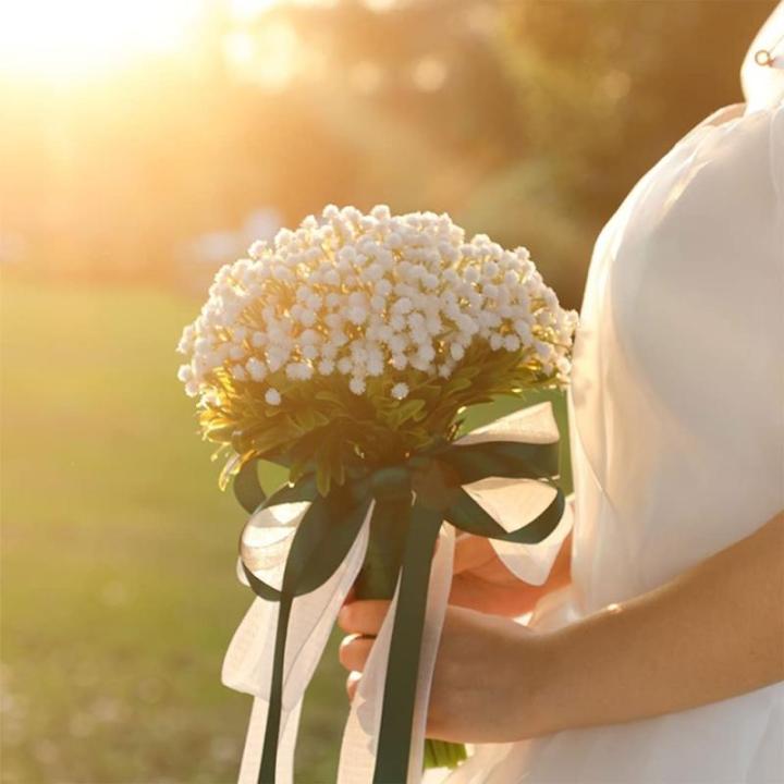 Romantischer Hochzeitsstrauß aus Seide mit Rosen, Brautstrauß, Brautjungfer, Blumen