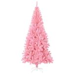 Christbaum künstlich,USB Weihnachtsbaum,Tannenbaum,Künstlicher Weihnachtsbaum mit Ständer Rosa 210 cm PVCchristmas Tree,Weihnachtsbaum mit Beleuchtung,