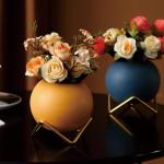 Kunstblumen Künstliche Mini-Topfblumenpflanze, für drinnen und draußen, Zuhause, Küche, Büro, künstliche kleine Blume, Keramik-Blumentopf für jeden Anlass