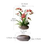 Kunstblumen Künstliche Orchideenblüten, natürliche Phalaenopsis-Orchideen, Bonsai-Fälschungspflanzen, Tischaufsätze zur Dekoration, Kunsttopf für jeden Anlass