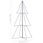 Weihnachtskegelbaum Weihnachtsbaum Lichterbaum Beleuchtet Dekobaum Weihnachtsdeko Lichterkette Beleuchtung 300 LEDs Indoor Outdoor 120x220cm