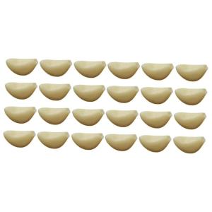 2 Sätze Simulierter Knoblauch Gefälschte Knoblauchflocken Gefälschter Knoblauch Küchendekoartikel Simulierte Knoblauchzehen Realistisches Gemüse Knoblauchflocken-dekor 12 Stü
