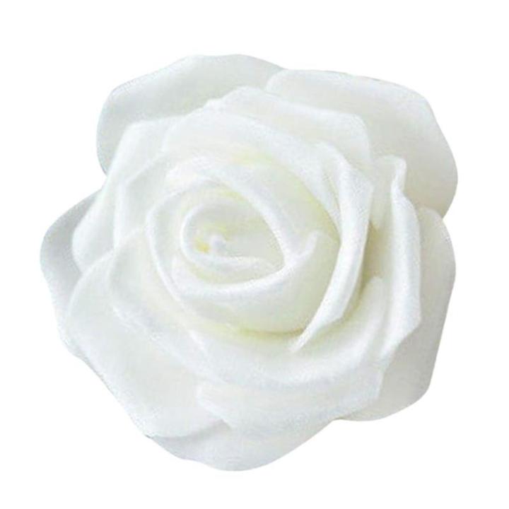 Artificielle bruidsboeket, wit, 6-7 cm, 3,5 cm