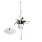 Handgemaakte Macramé Bedrijfshanger Bloem / Pot Hanger Pot Vak voor Wanddecoratie Count/Tuin Pothouder voor Planten (Kleur: DTC1009)