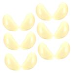 4 Sätze 4 Sets Künstliche Knoblauch Gemüse Display Requisiten Küchendekoration Haushalts Knoblauchflocken Requisite Gefälschte Gemüse Dekoration Knoblauchflocken 12 Stück * 