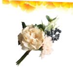 Blumendekor künstliche blüten Artificial dekoring partyspieße Berry Decoration künstliche Dekorationen für Zuhause Schmücken Zuhause+Dekor Tuch simulierte Dahlie