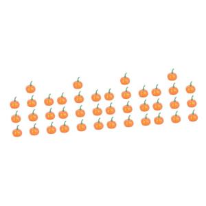 4 Sätze Künstlicher Kürbis Kranz Kürbisse Selber Machen Halloween-Requisiten Künstliche Kürbisdekoration Heimdekorationen Halloween-wohndekoration Yellow Plastik 10 Stück * 