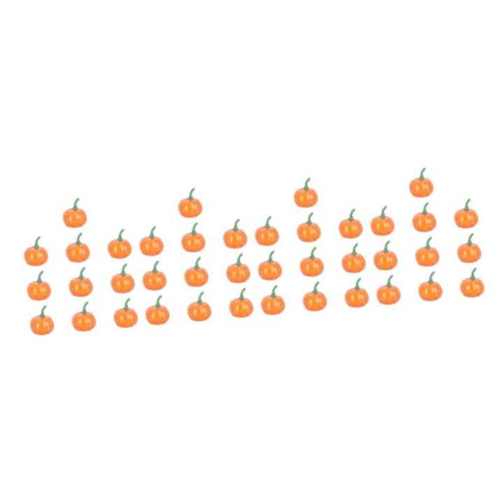 4 Sätze Künstlicher Kürbis Kranz Kürbisse Selber Machen Halloween-Requisiten Künstliche Kürbisdekoration Heimdekorationen Halloween-wohndekoration Yellow Plastik 10 Stück * 