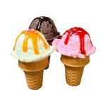 Künstliche Eisportionierer, realistische Simulation, Nachahmung von künstlichen Lebensmitteln, Desserts, Modellnachbildung, gefälschte Eiskugeln, Fotografie-Requisite für Zuhau