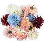 Decoratieve bloemen, , verschillende soorten, ca. diameter 4 - 5 cm (dahlia - pastel - 20 g)