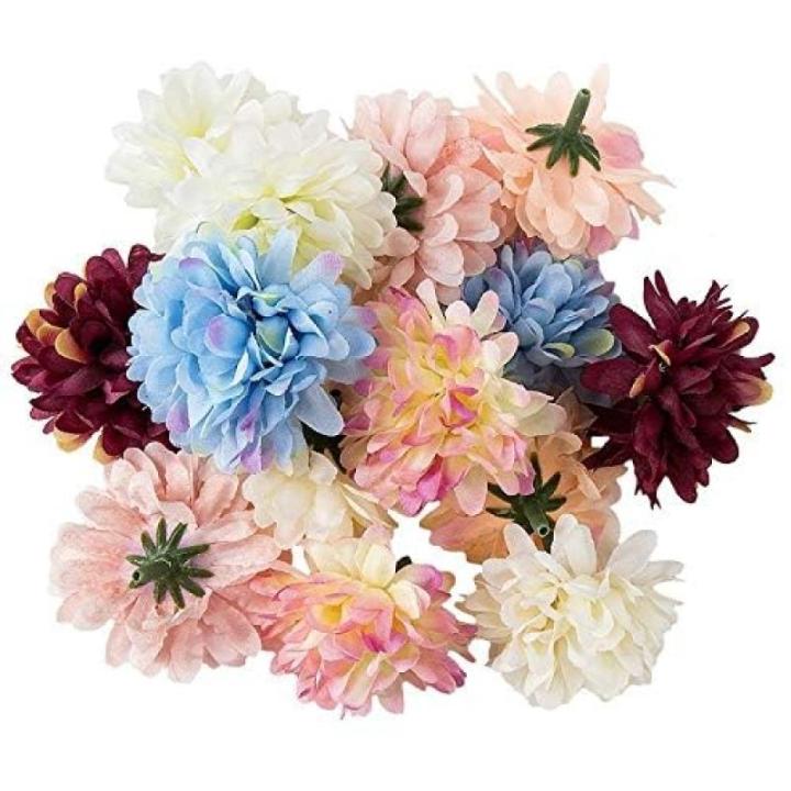 Decoratieve bloemen, , verschillende soorten, ca. diameter 4 - 5 cm (dahlia - pastel - 20 g)