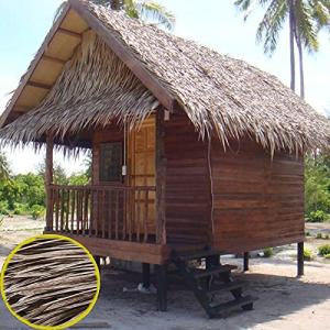 Simulatie strobaksteen dak kunststro dak, PE-materiaal, dus niet bederfelijk, geen onderhoud is gemakkelijker, voor Tiki-bar-tuinen, terraspak, Mgazebos-muur (maat: 6 stuks, kleur: