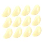 1 Satz 1 Satz Künstlicher Knoblauch Realistisches Gemüse Knoblauchflocken Modell Gemüsedekor Gefälschtes Gemüse Foto Requisiten Künstliches Gemüse Modell 12 Stück