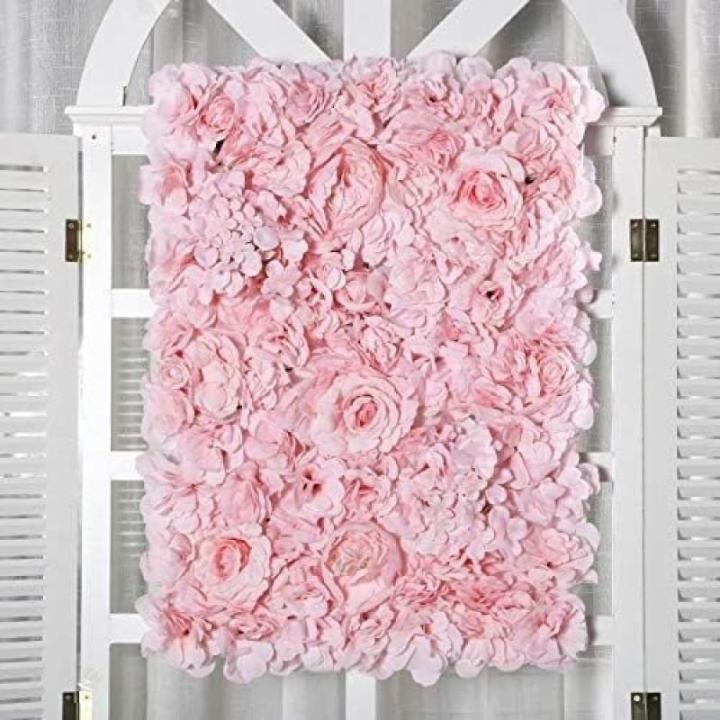 Künstliche Blumenwand, Künstliche Blumenwand Aus Seidenrose, Verwendet Für Hochzeiten, Rayon-Blumenwand, Verwendet Für Partys, Kirchenwände, Bühnenhintergrund(F,3m*3m)