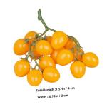 2st Simulierte Kleine Tomaten Künstliche Kirschtomaten-Modell Kunstfruchtdekor Realistisch Simulationsfrucht Zuhause Gefälschte Fruchtstütze Küche Kirschtomaten Prop Yellow Sch
