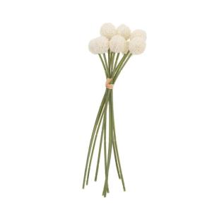 1stk Simulierte Kugelchrysantheme Chrysanthemenstiel Gefälschte Chrysanthemenblüte Bulk-vasen Künstlicher Hortensienstrauß Hochzeitsblumensträuße Heimdekoration Plastik Weiß