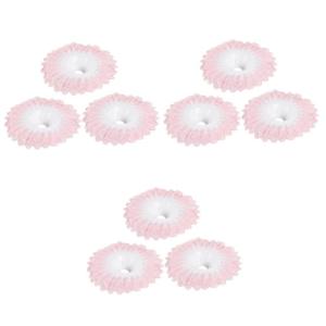 9 STK Mini-pferdefiguren Weiße Korsage Schwarze Korsage Punktierstift Blumenstraußhalter Mit Spitzenkragen Quaste Haarspange Hochzeit Braut Behälter Ausschnitt Rosa