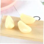 2 Sätze 2 Sets Künstlicher Knoblauch Fotografie Requisiten Knoblauchflocken Modell Nachahmung Von Knoblauchflocken Requisiten Realistisches Gemüse Simulierte 12 Stück * 2
