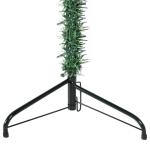 Künstlicher Weihnachtsbaum Grün 150 cm Höhe PVC-Material Halb-Weihnachtsbaum Platzsparend Wand Christbaum Innen- und Außenbereich Wirtschaftliche Weihnachtsdekoration Festliche