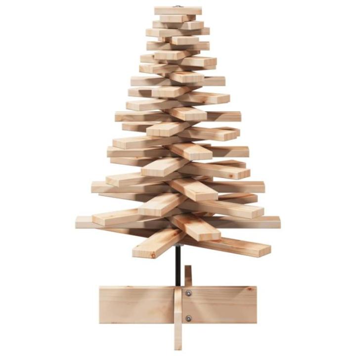 Weihnachtsbaum, Tannenbaum Holz zum Schmücken, Christbaum Holzbaum DIY Weihnachten Dekoration, Dekobaum Weihnachtsdeko, 80cm Massivholz Kiefer