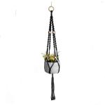 Handgemaakte Macramé Bedrijfshanger Bloem / Pot Hanger Pot Vak voor Wanddecoratie Count/Tuin Pothouder voor Planten (Kleur: DTC1016)