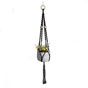 Handgemaakte Macramé Bedrijfshanger Bloem / Pot Hanger Pot Vak voor Wanddecoratie Count/Tuin Pothouder voor Planten (Kleur: DTC1016)