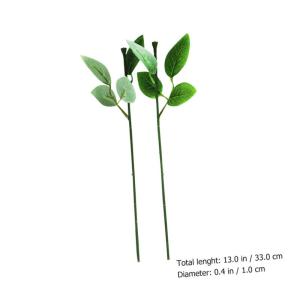 40 Stück Rose Stem Single Branch Rose Stem Kunststoff Rose Dekorative Stiele